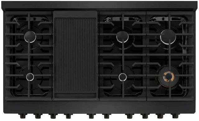 ZLINE Paramount 48" Black Stainless Steel Pro Style Dual Fuel Range-3
