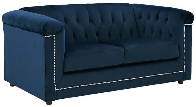Signature Design by Ashley® Josanna 2-Piece Navy Living Room Set-2