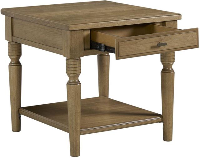 Bernards Tarrington Almond End Table-3
