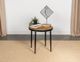 Coaster® Hayden Black/Natural Mango Side Table-4