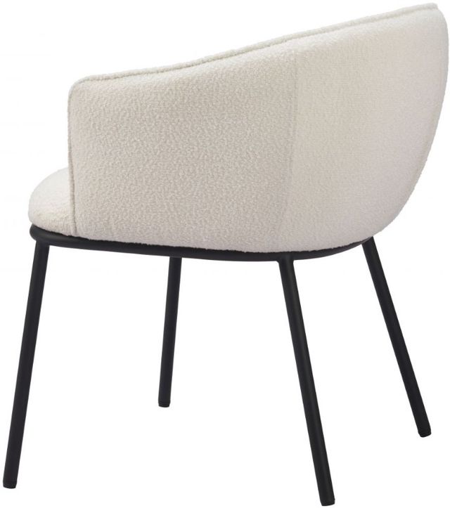 Zuo® Modern Essen Black/Ivory Dining Arm Chair-3