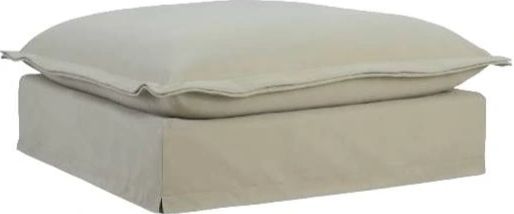 Moe's Home Collection Olivia Sand Ottoman-0