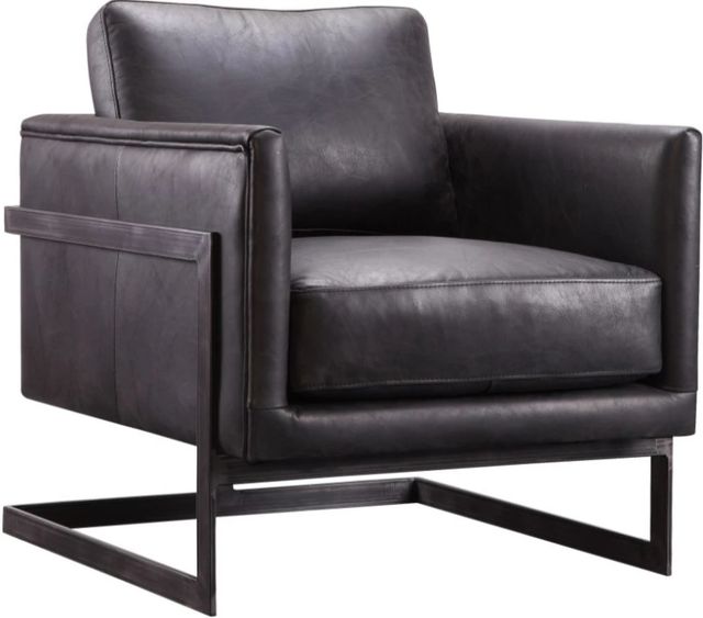 Moe's Home Collection Luxley Black Club Chair-0