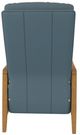 Best® Home Furnishings Customizable Ryberson Leather Manual High Leg Recliner with Honey Birch Legs-4