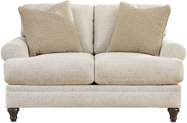 Signature Design by Ashley® Valerani Sandstone Loveseat-1