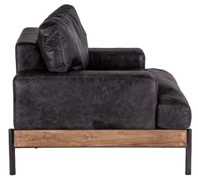 Home Trends & Design Portofino Morocco Black/Walnut Accent Chair-2