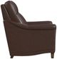 Flexsteel® Elizabeth Brunette Leather Power Recliner with Power Headrest-2