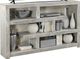 Aspenhome® Avery Loft Limestone 60" Open Display/Console-0