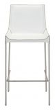 Zuo® Fashion White Set of 2 Bar Chairs-1