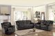 Homelegance® Laurelton Chocolate Double Manual Reclining Sofa-1