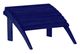 Linon Adirondack Blue Wooden Outdoor Ottoman-0
