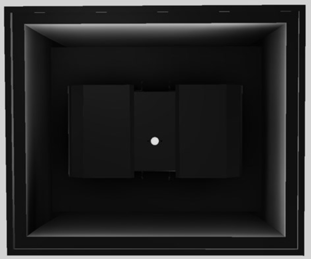 Vent-A-Hood® Designer Series 36" Black Island Range Hood-2