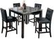 Signature Design by Ashley® Maysville 5-Piece Black Counter Table Set-0