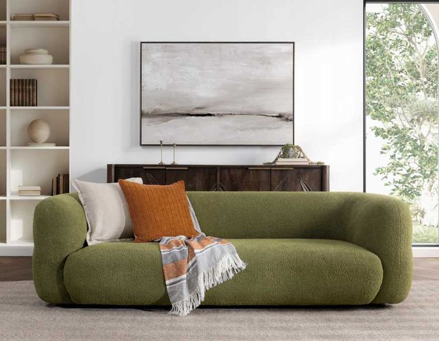 Classic Home Faris Dark Olive Sofa-1