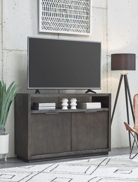 Modus Furniture Oxford Basalt Gray 54" Media Console-1