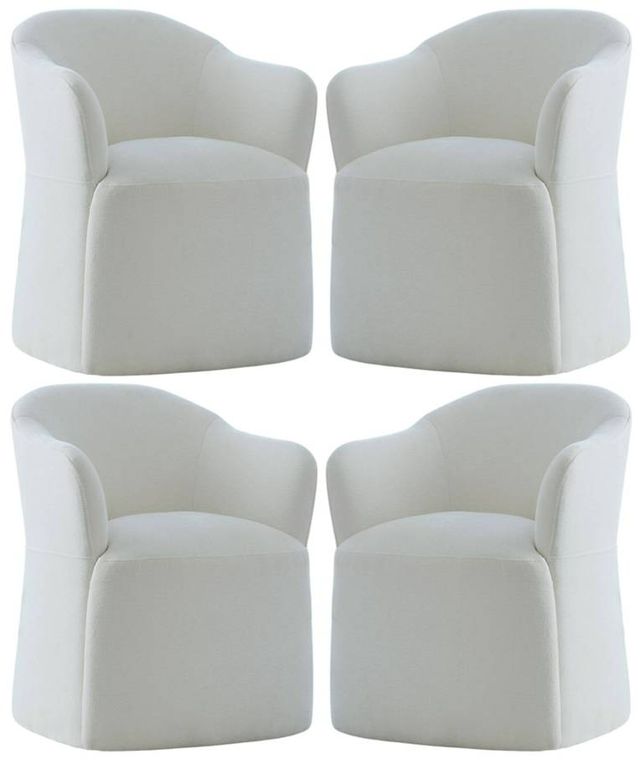 Liberty Furniture 4-Piece Ivory Accent Dining Chair Set-0
