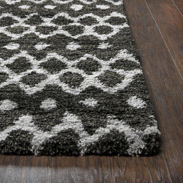 Rizzy Home Adana Charcoal 7'10" x 10'6" Rug-3