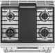 Café™ 30" Stainless Steel Smart Double-Oven Slide In Dual Fuel Range with Convection-4