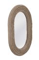 Bassett Mirror Poole Black/Cream Wall Mirror-1