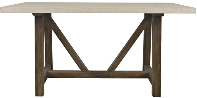 Jofran Inc. Sierrafina Almond/Cortado 72" Counter Table-3