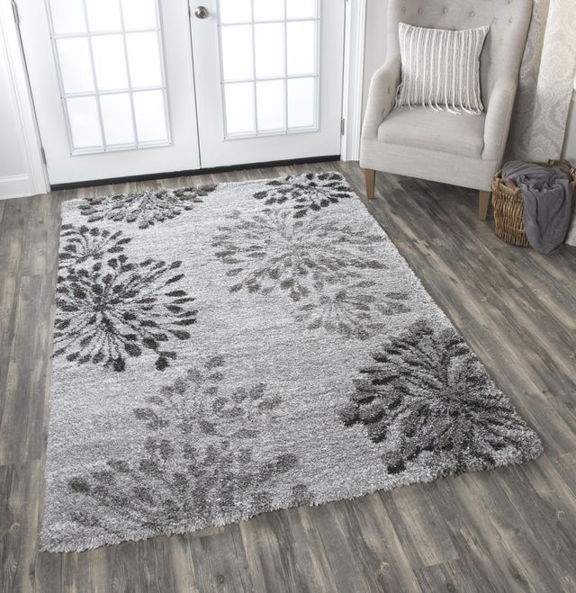 Rizzy Home Adana Gray 5'3" x 7'3" Rug-4