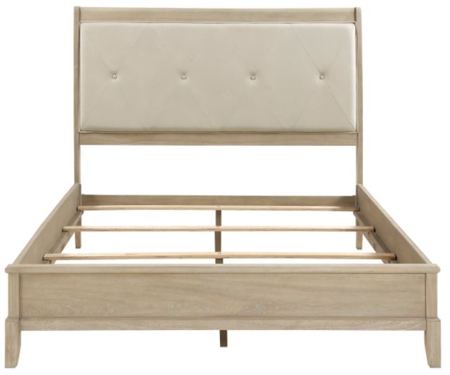 Homelegance® Cotterill Beige Queen Panel Bed-3