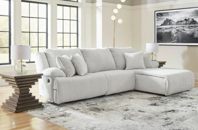 Signature Design by Ashley® Top Tier 3-Piece Alloy Right-Arm Facing Manual Reclining Sectional and Chaise-2