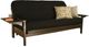 Kodiak Furniture Canton Black 8" Coil Hinged Innerspring Full Futon Mattress -0