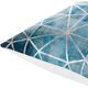 Surya Balliano Bright Blue 20"x20" Toss Pillow with Polyester Insert-1