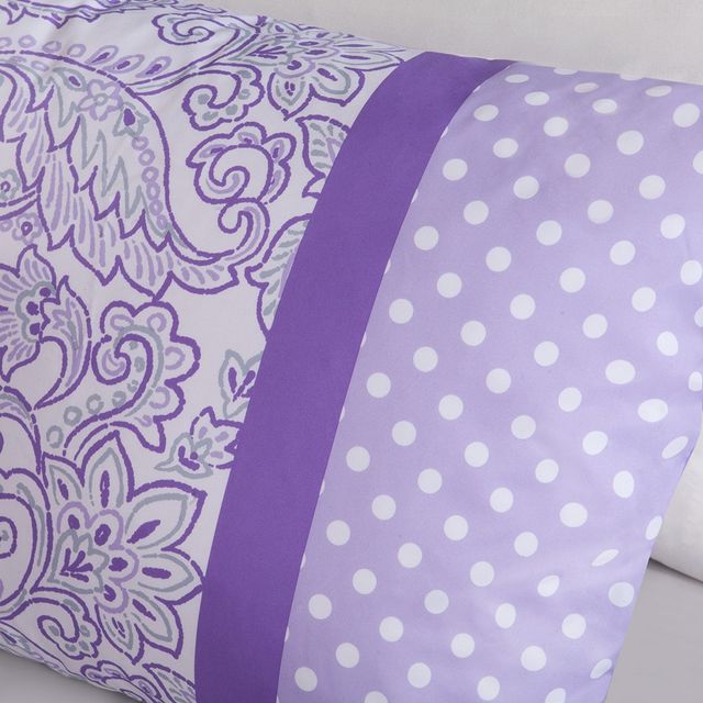 Olliix by Mi Zone Riley Purple Full/Queen Comforter Set-3