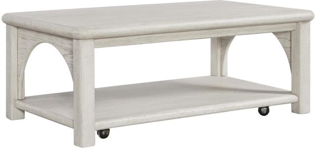 Bernards Opal White Cocktail Table-0