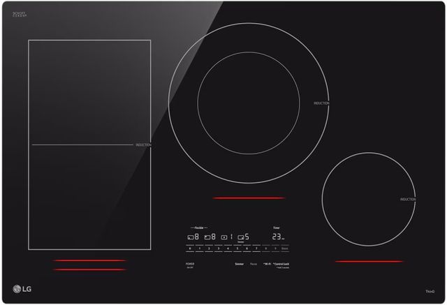 LG 30” Black Ceramic Induction Cooktop-0