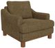 International Furniture Direct Olimpia Brown Arm Chair-0
