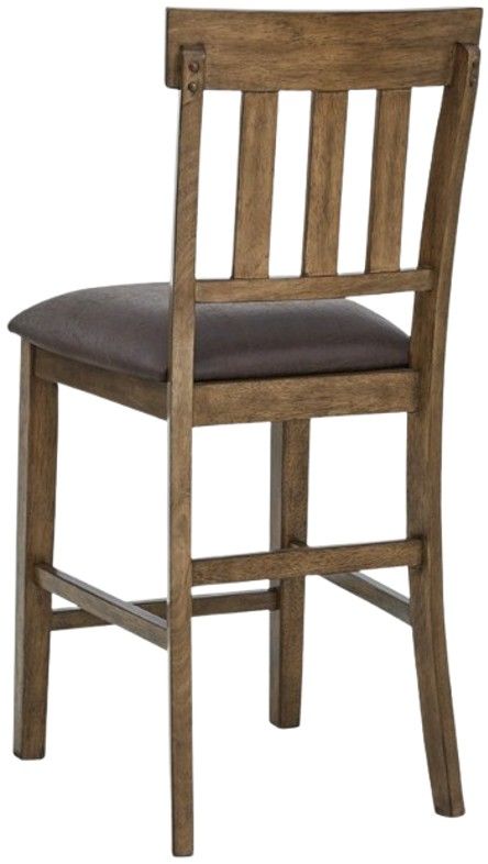 Signature Design by Ashley® Urbinforte Light Brown Upholstered Bar Stool-4
