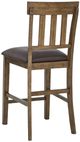 Signature Design by Ashley® Urbinforte Light Brown Upholstered Bar Stool-4