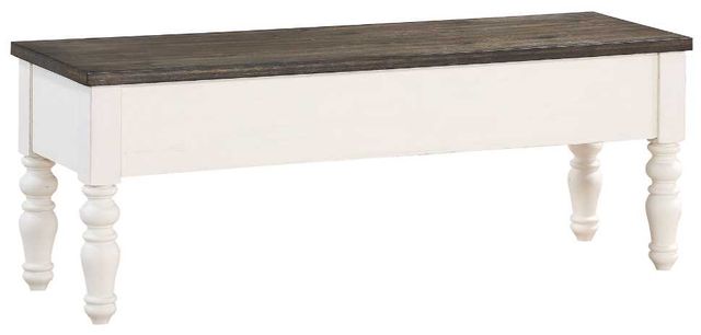 Steve Silver Co. Joanna Ivory/Mocha Storage Bench-0