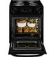 GE® 28" Black Drop In Electric Range-2