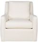 Vanguard® Josie Off-White Swivel Chair-1