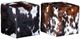 Mayo Furniture Customizable Hair on Hide Table Ottoman-1