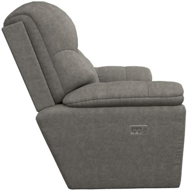 La-Z-Boy® Morrison Charcoal Power Rocking Recliner with Headrest-2