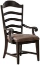 Liberty Furniture Paradise Valley Saddle Brown/Tabacco Upholstered Ladder Back Arm Chair-0
