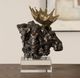 Uttermost® Moose Bust Bronze Sculpture-1