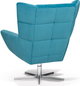 Korson Furniture Maddox Teal Swivel Lounge Chair-2