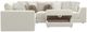 Jackson Furniture Jazzy 6-Piece Bone L-Shape Sectional with Storage Ottoman-2