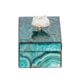 A & B Home Bethany Aqua 8" Marbled Jewelry Box-2