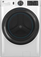GE® 5 Cu. Ft. White Front Load Washer with SmartDispense™ UltraFresh Vent System with OdorBlock™ and Steam