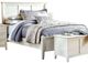 A-America® Northlake White Eastern King Panel Bed-0
