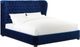 TOV Furniture Finley Blue King Velvet Bed-0