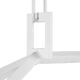 Currey & Company Denison Gesso White Chandelier-4