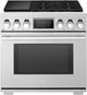 SKS 36" Stainless Steel Pro Style Dual Fuel Range-0